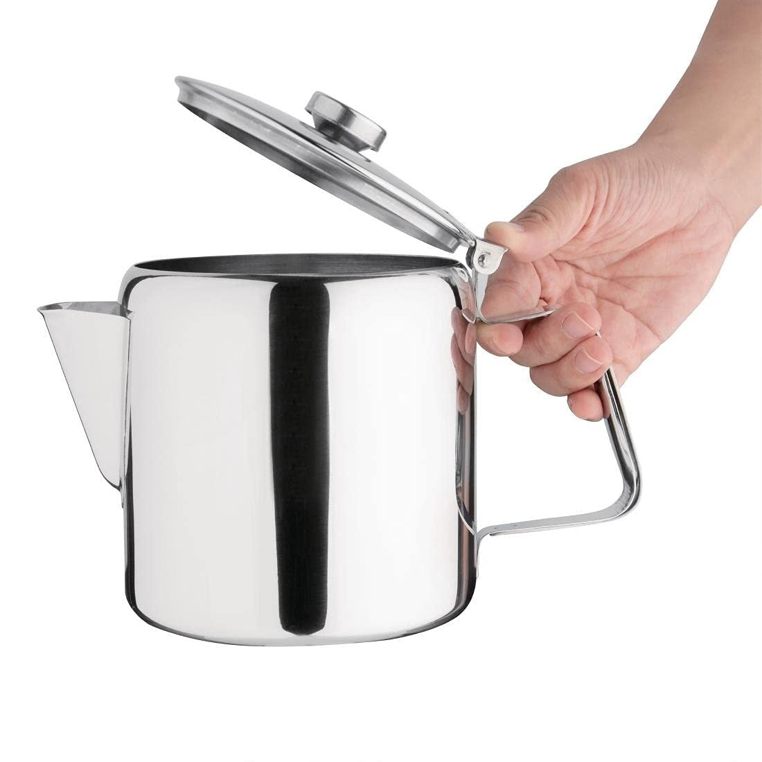 Stainless Steel Teapot 1.35L 48oz Infuser Tea Pot Heat Resistant