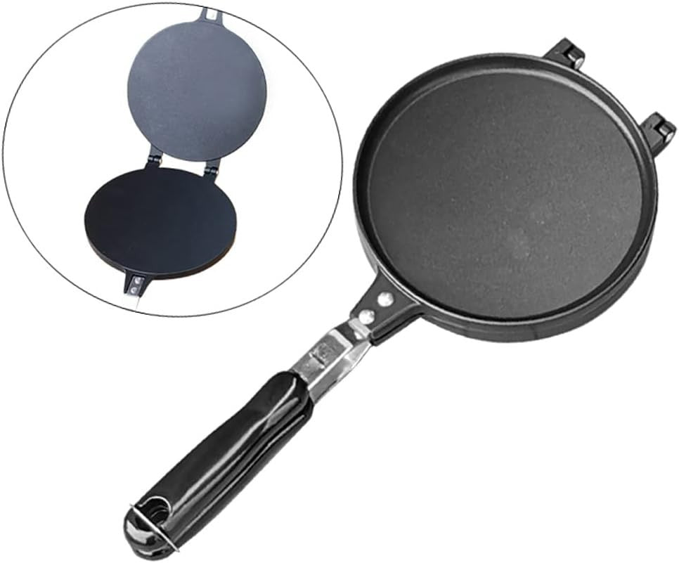 Stovetop Waffle Cone Maker | Non-Stick Cast Aluminium Cone & Crêpe Pan