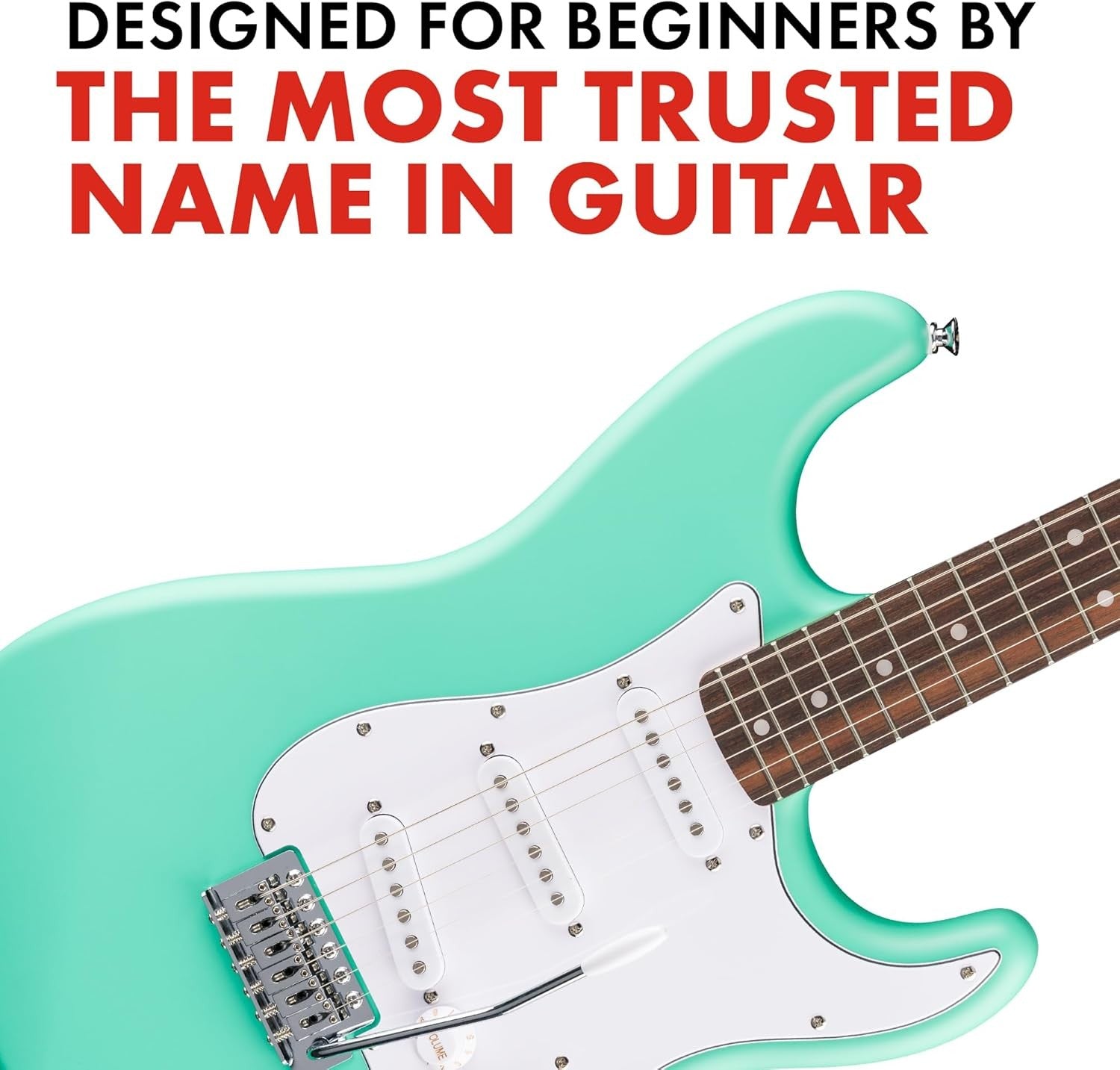 Strat Style Electric Guitar SSS Laurel Fingerboard Seafoam