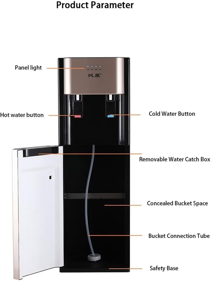 Freestanding Water Dispenser Hot Cold Bottom Load Silent Cooler