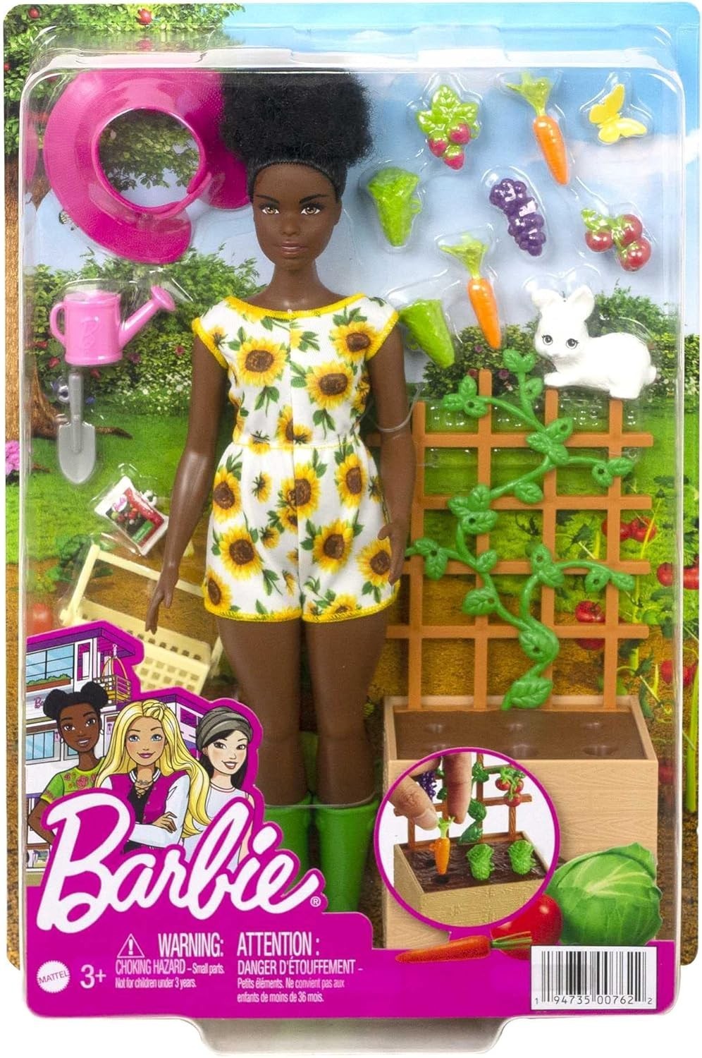 Garden Playset Fashion Doll Bunny Garden Bed Trellis Accessories