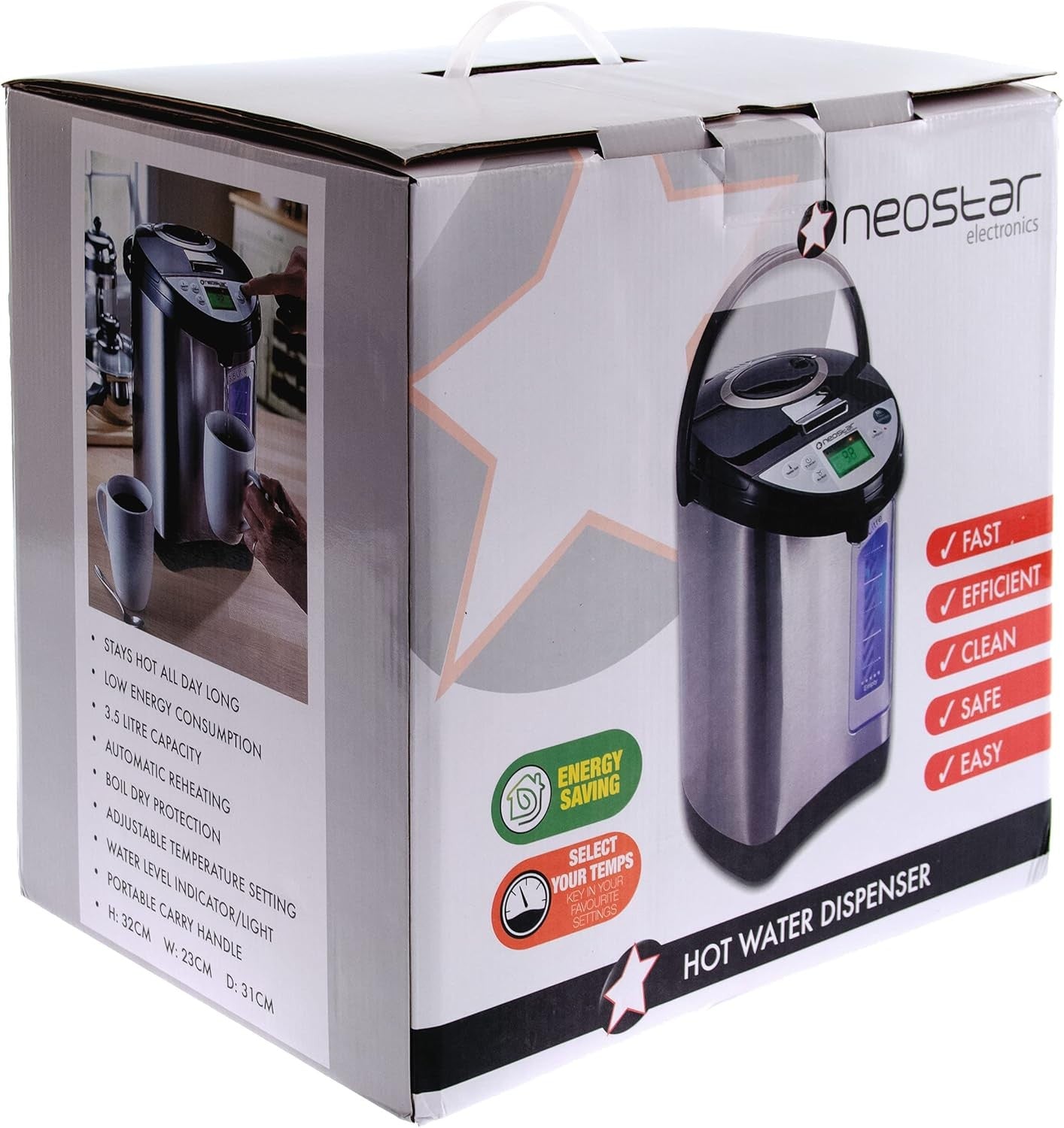 Instant Hot Water Dispenser 3.5L Rapid Boil Electric Kettle Urn