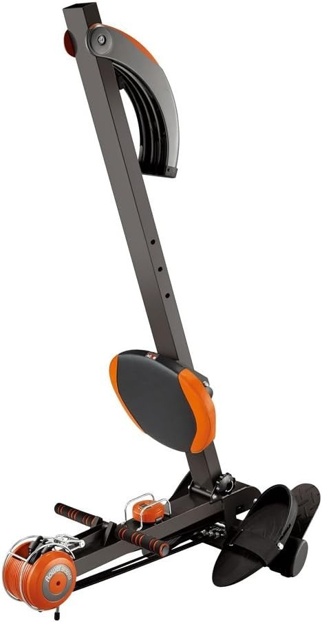 Foldable Rower & Home Gym 2-in-1 Adjustable Resistance BR3010 Full Body Trainer