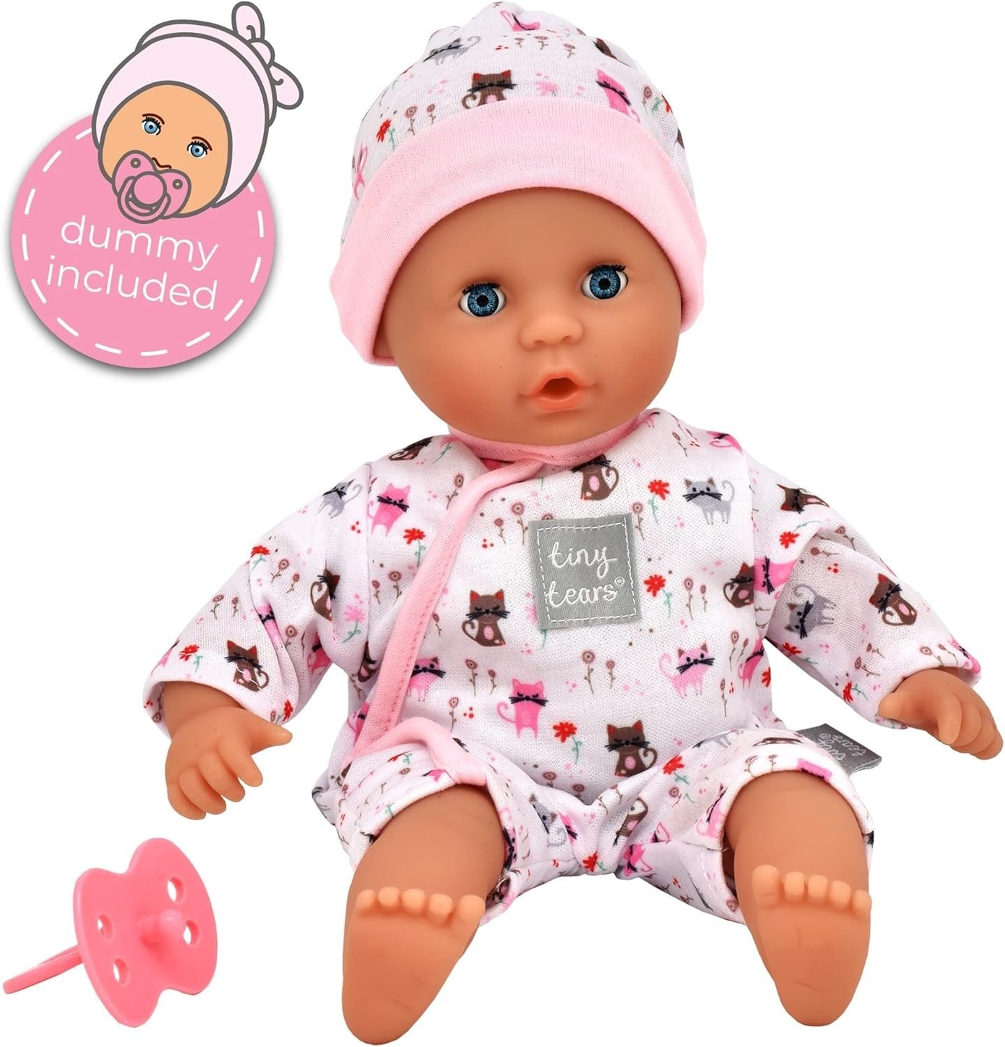 30cm Soft Baby Doll w Sleeping Eyes Cuddly Outfit Toddler Toy