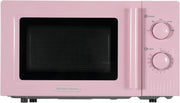 20L Manual Microwave 800W 5 Power Levels Quick Defrost Flamingo
