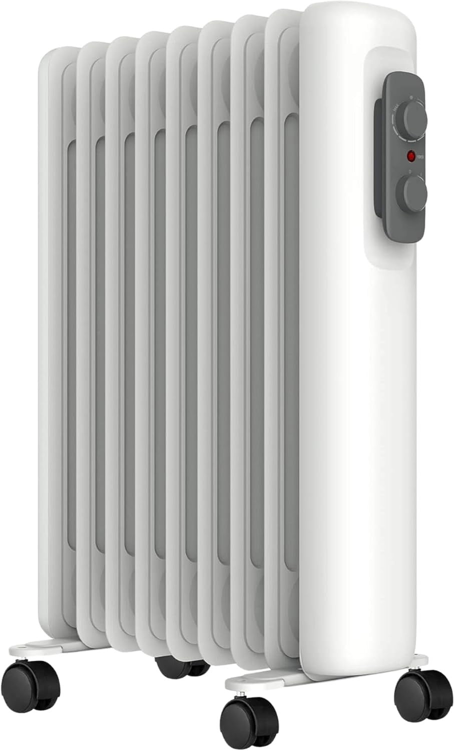 2000W Oil-Filled Radiator Heater – Adjustable Thermostat, Energy Efficient, Port