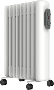 2000W Oil-Filled Radiator Heater – Adjustable Thermostat, Energy Efficient, Port