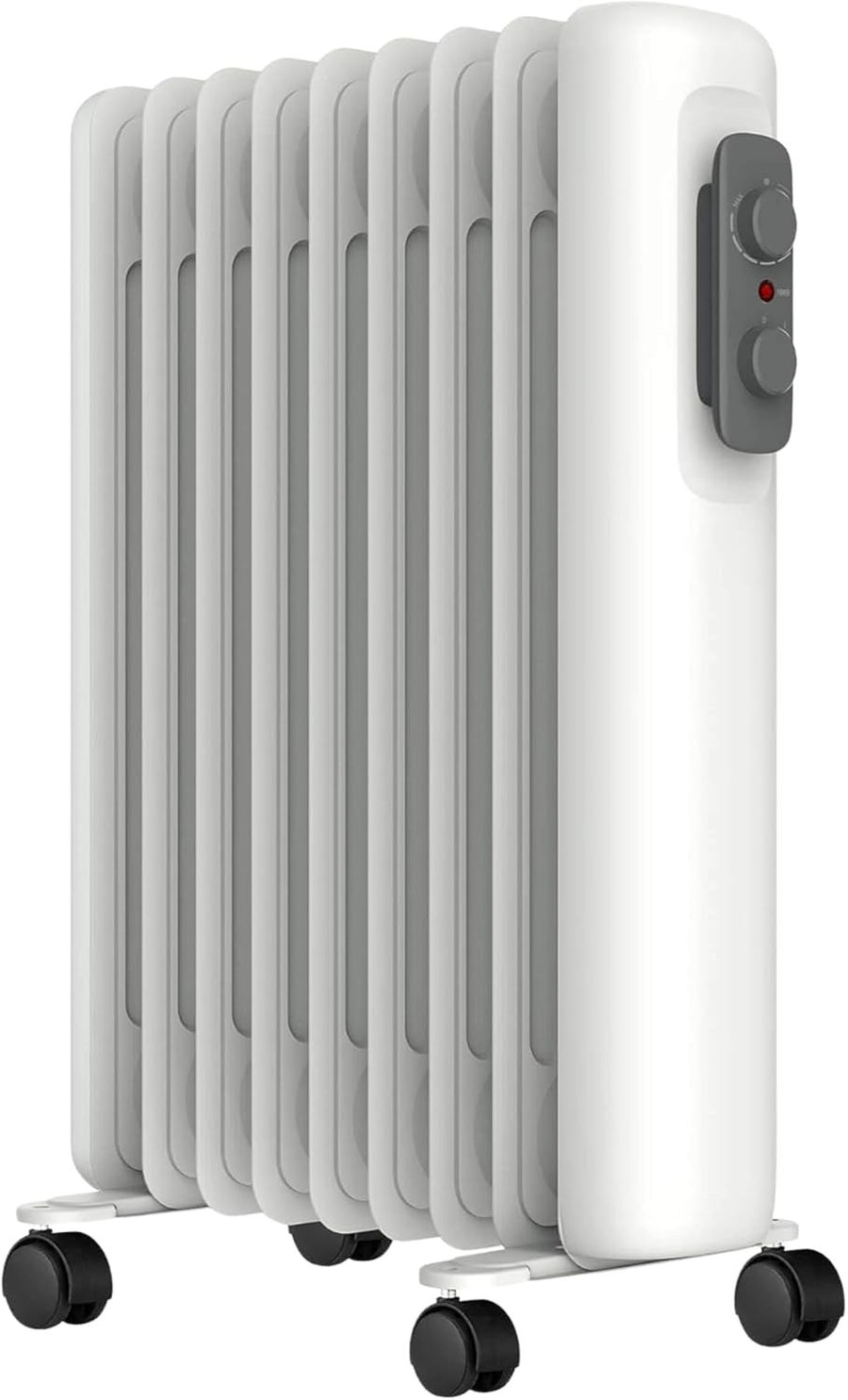 2000W Oil-Filled Radiator Heater – Adjustable Thermostat, Energy Efficient, Port