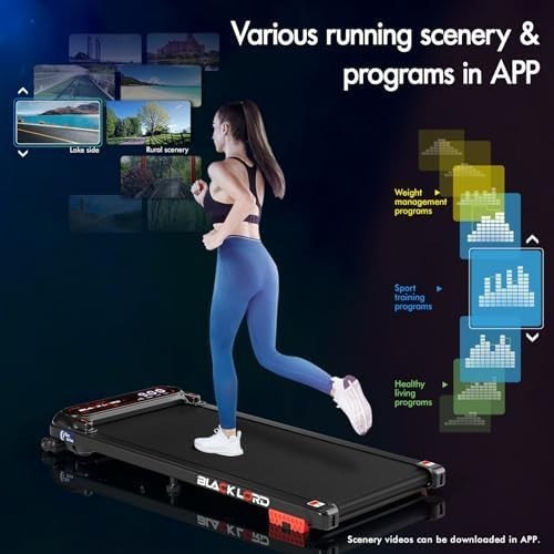 Foldable Under Desk Treadmill 3HP Walking Jogging Running Machine