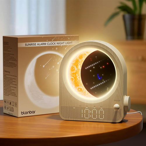 Sunrise Alarm Clock Wake Up Light Touch Night Lamp Dimmable Bedside