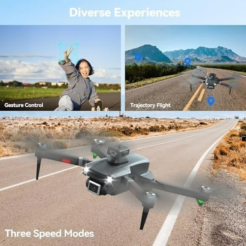 1080P Camera Drone with Brushless Motor, FPV Quadcopter, 36–40 Min Flight