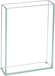 Rectangular Glass Vase 7x10 Inch Clear Modern Flower Centrepiece Decor