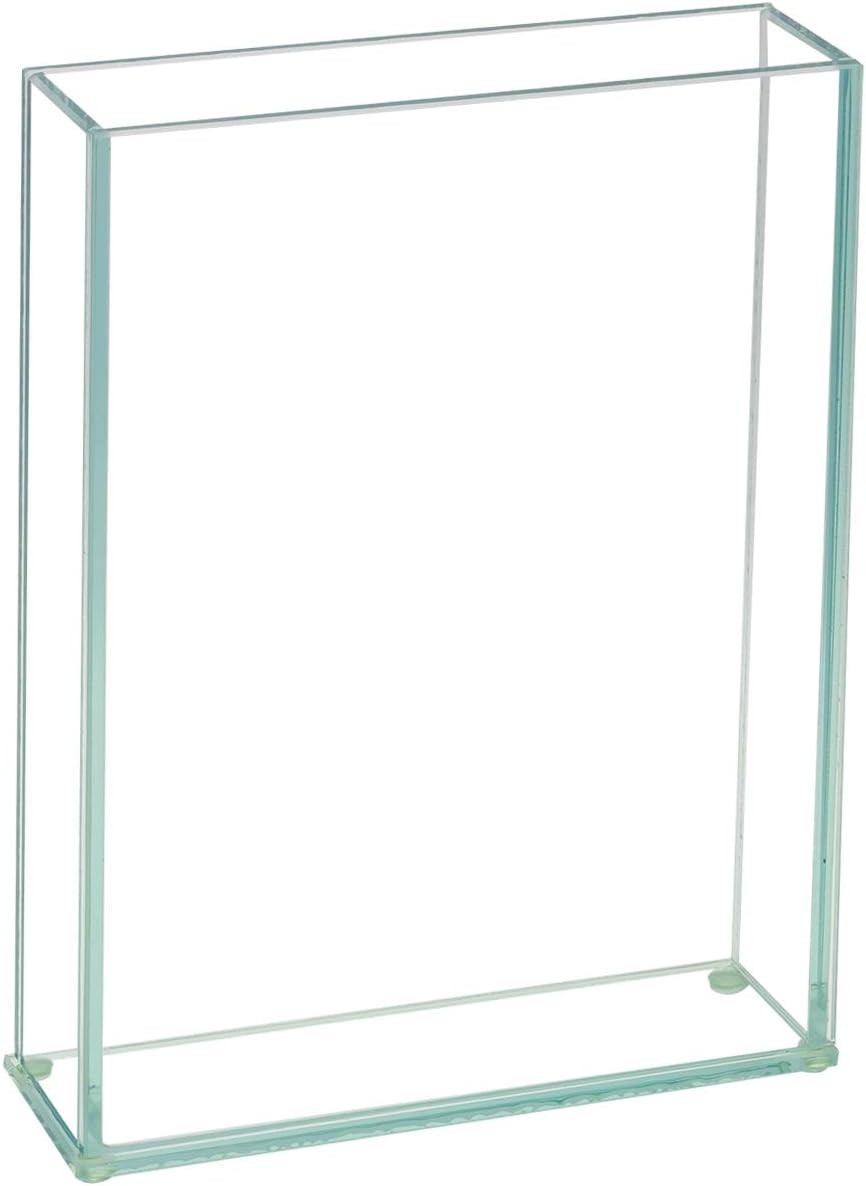 Rectangular Glass Vase 7x10 Inch Clear Modern Flower Centrepiece Decor