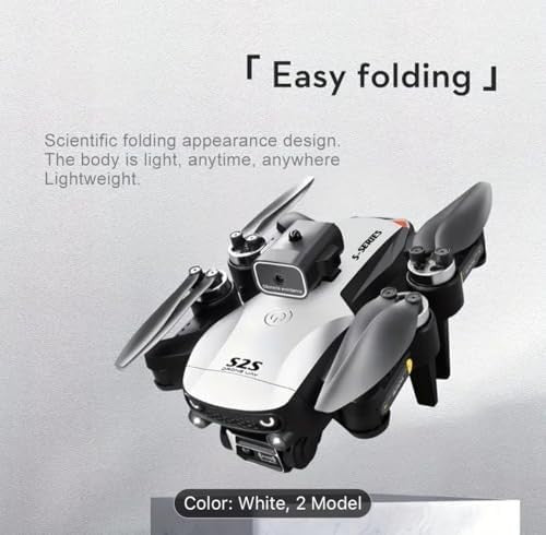 4K Dual Camera Drone with Brushless Motors, Foldable FPV Quadcopter