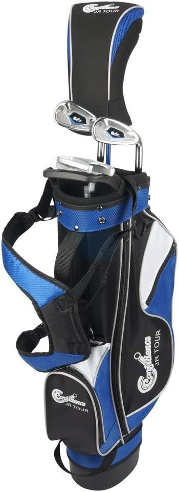 Kids Golf Club Set Ages 4–7 Right Hand Junior Driver Irons Putter Bag