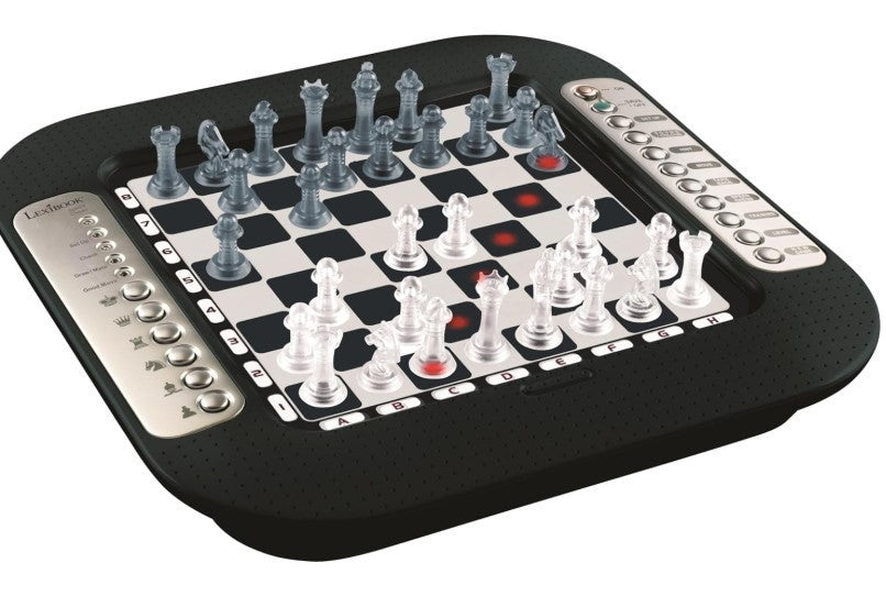 Electronic Chess Game with LEDs | 64 Difficulty Levels | Touch Keyboard | Family