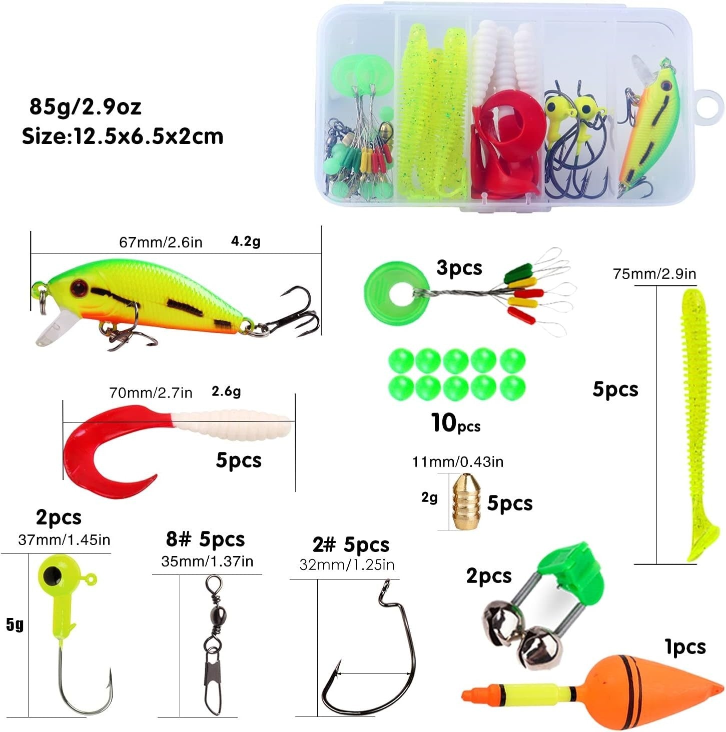 4-Section Carbon Fiber Fishing Rod & Reel Combo Kit with Accessories