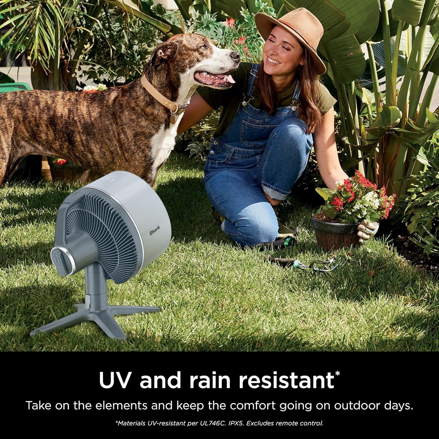 Cordless Table Fan Portable Indoor Outdoor 5-Speed Oscillating Quiet Cooling