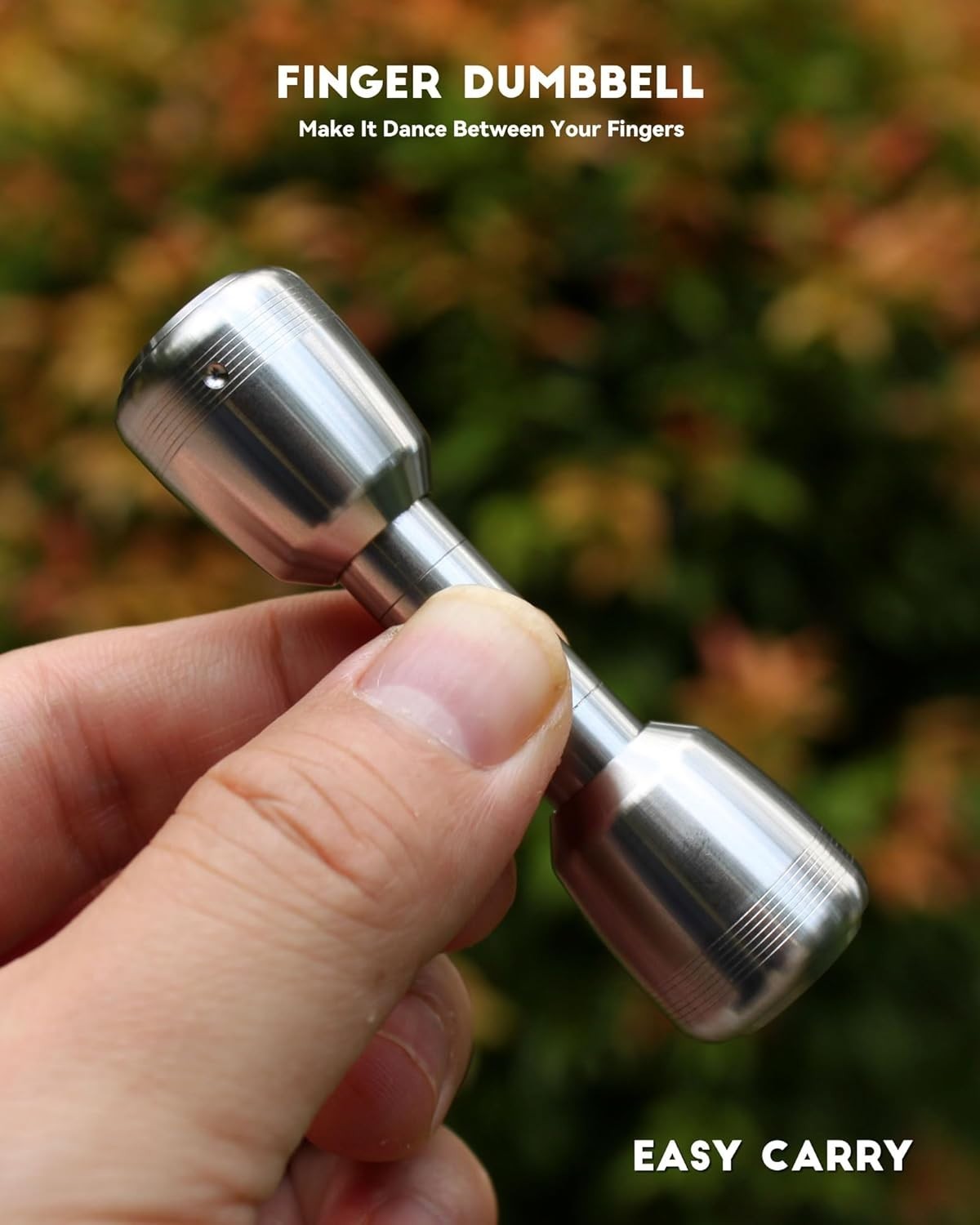 Metal Fidget Spinner Finger Dumbbell EDC Stress Relief Toy