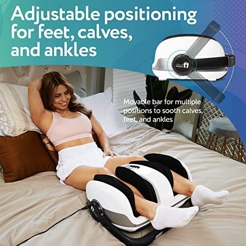 Shiatsu Foot & Leg Massager with Heat Deep Kneading Circulation Therapy
