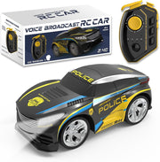 RC Police Car for Kids 2.4GHz Voice Changing Lights Sirens Rechargeable Toy 3–8