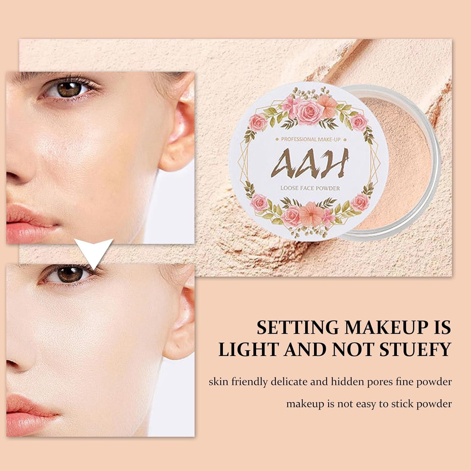 Full Coverage Foundation Makeup Set 7PC All In One Kit Primer Powder