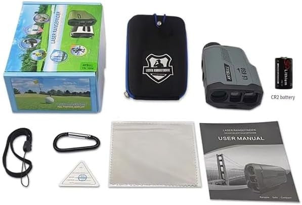 Golf Rangefinder with Slope Switch Pin Lock 710 Yards Laser 6x Zoom