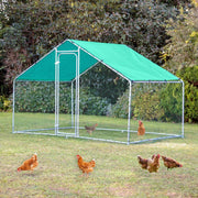 3x2m Walk In Chicken Run 32mm Heavy Duty Steel Coop