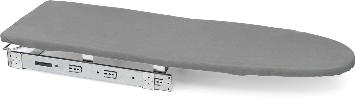 Pull Out Ironing Board Cabinet Mounted Foldable Cushioned Space Saving