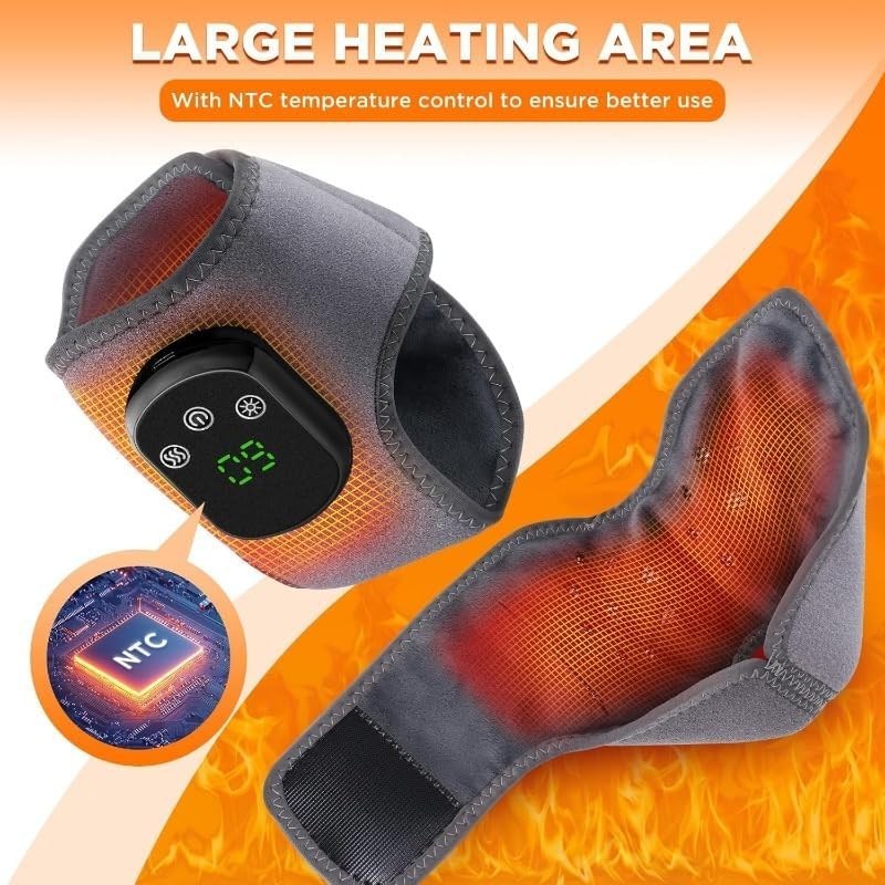 Triple Therapy Foot Massager with Heat, Kneading and Vibration Pain Relief