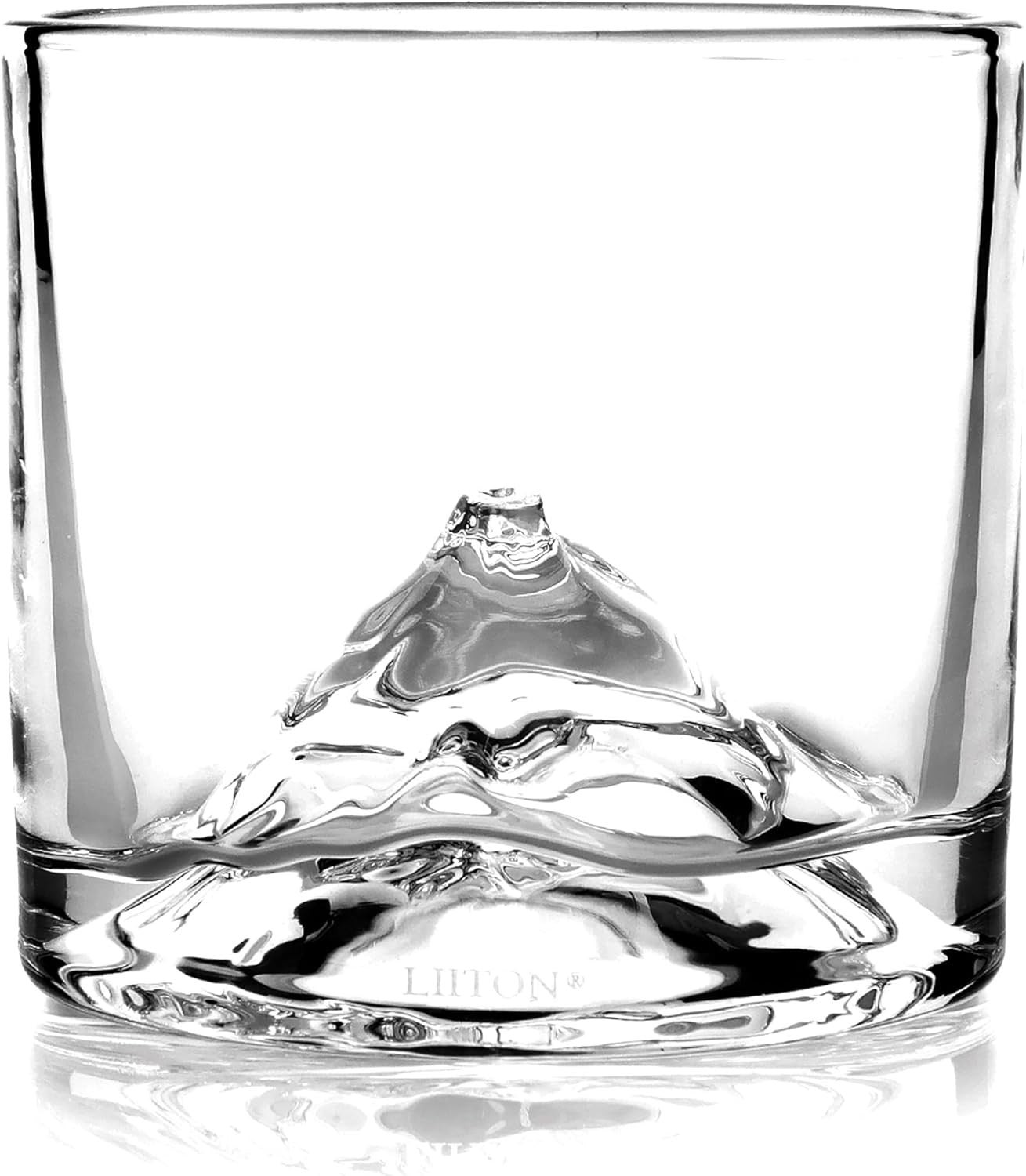 Mountain Peaks Whiskey Glasses Set of 4 – 250ml Freeze-Chill Crystal Tumblers