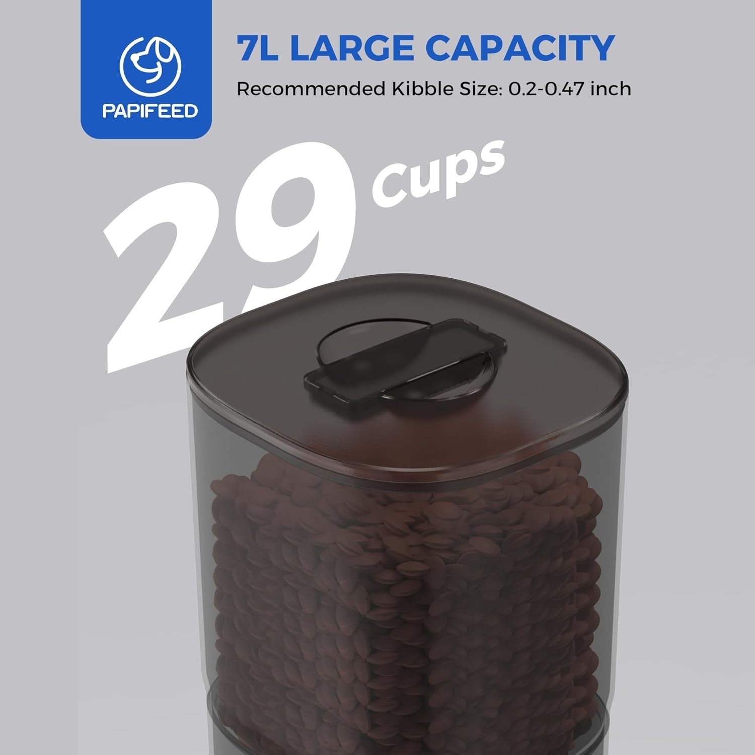 7L Automatic Pet Feeder for 2 Cats Dual Bowl Timed Food Dispenser