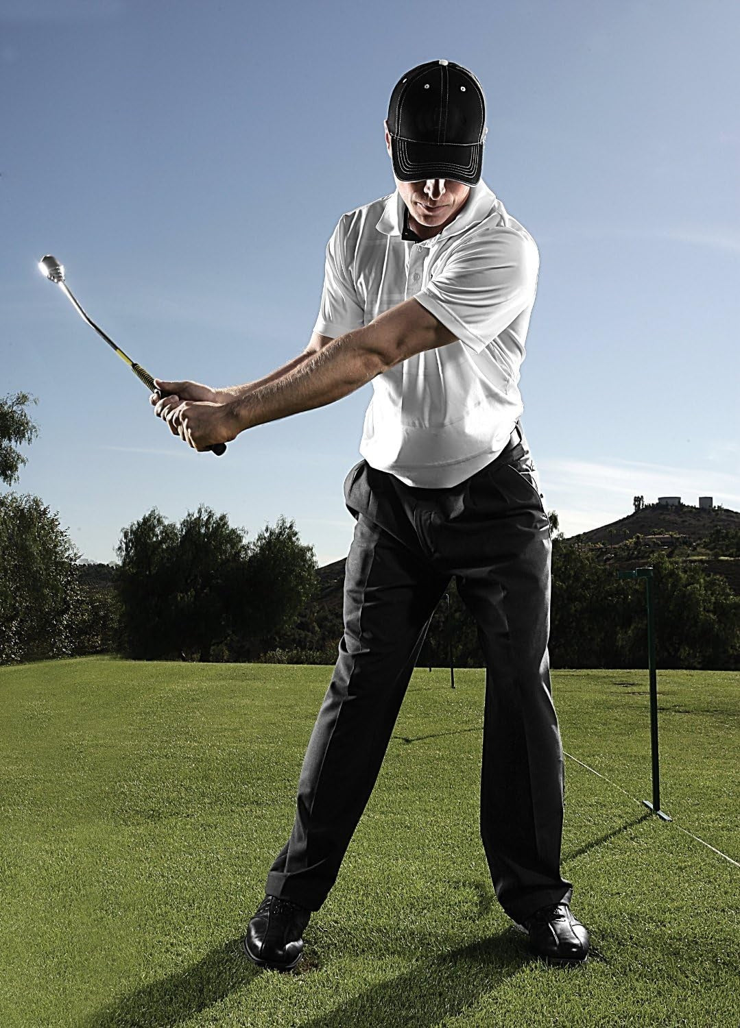 Golf Swing Trainer Tempo Grip Warm Up Tool Speed Strength Aid