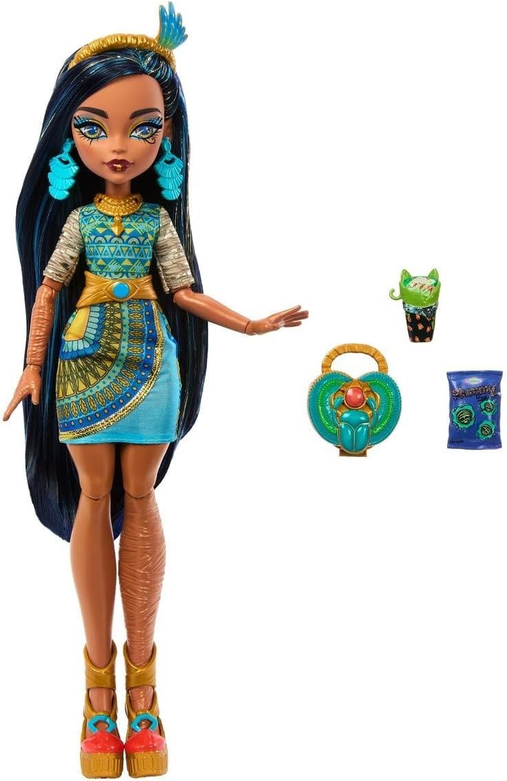 Articulated Fashion Doll Day Out Outfit Snack Accessories Play Set