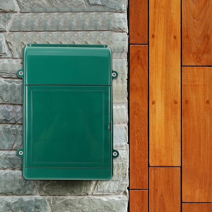 Weatherproof Wall Mount Mailbox – Outdoor Letter Box for Home Office Garden