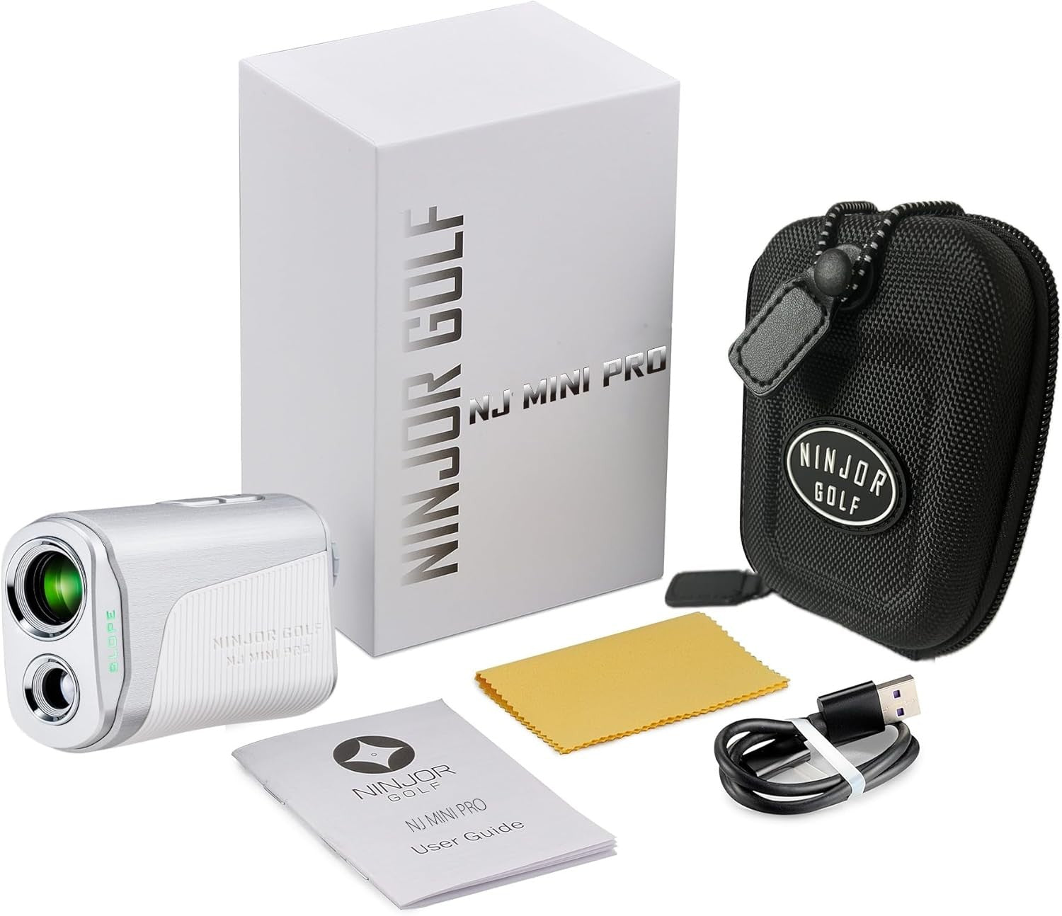 Golf Rangefinder 1000 Yards Laser with Slope Pin Lock LCD Compact Design