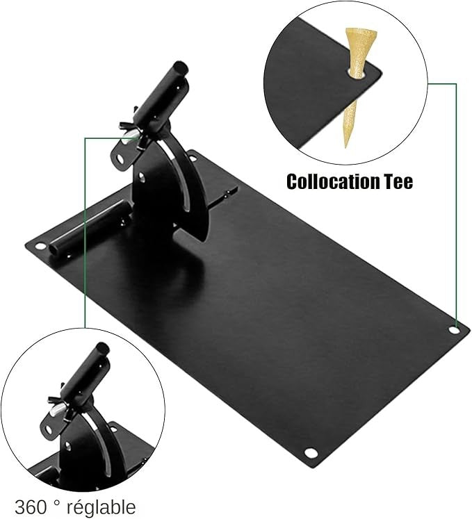 Golf Alignment Stick Angle Holder, Golf Alignment Stick Holder, Swing Trainer Pr