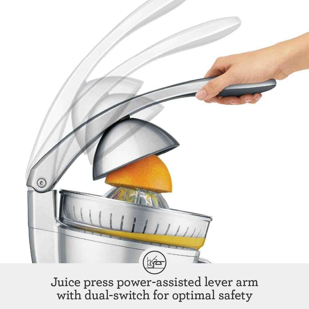 Electric Citrus Press Quiet Automatic Lever Juicer Stainless Steel