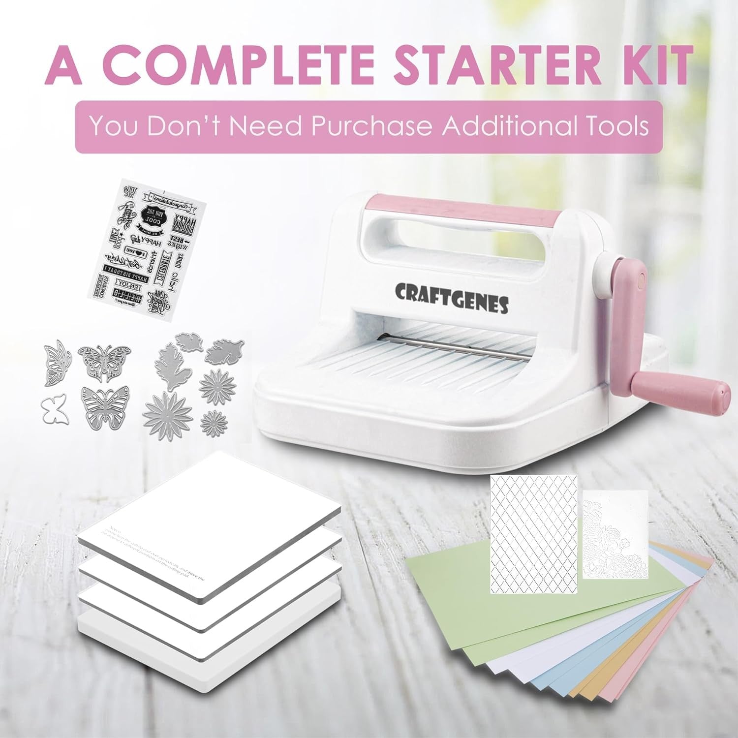 Manual Die Cutting & Embossing Machine 6” A5 Scrapbooking Craft Kit
