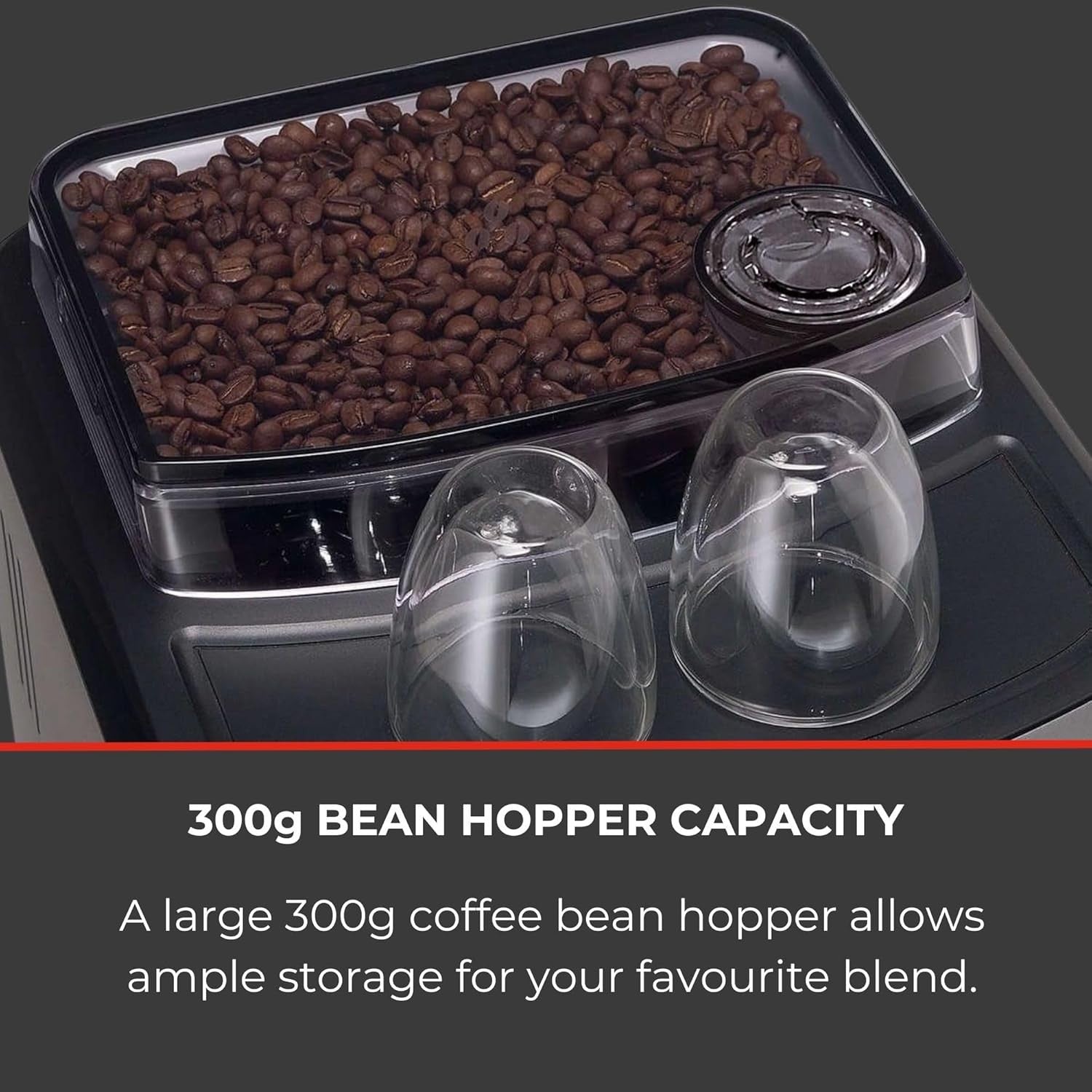 Automatic Bean-to-Cup Coffee Machine | Auto Frother | 1850W | Ceramic Grinder