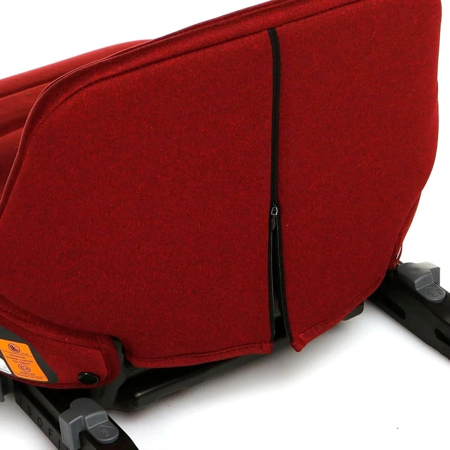Kids Car Booster Seat i-Size 4–12 Years Portable Child Seat 15–36kg Red