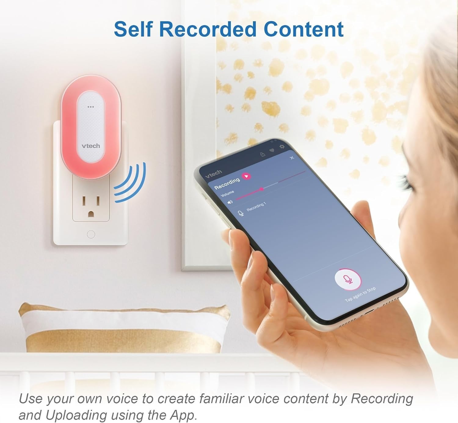 Baby Sleep Soother White Noise Stories Songs Night Light Bluetooth Plug In