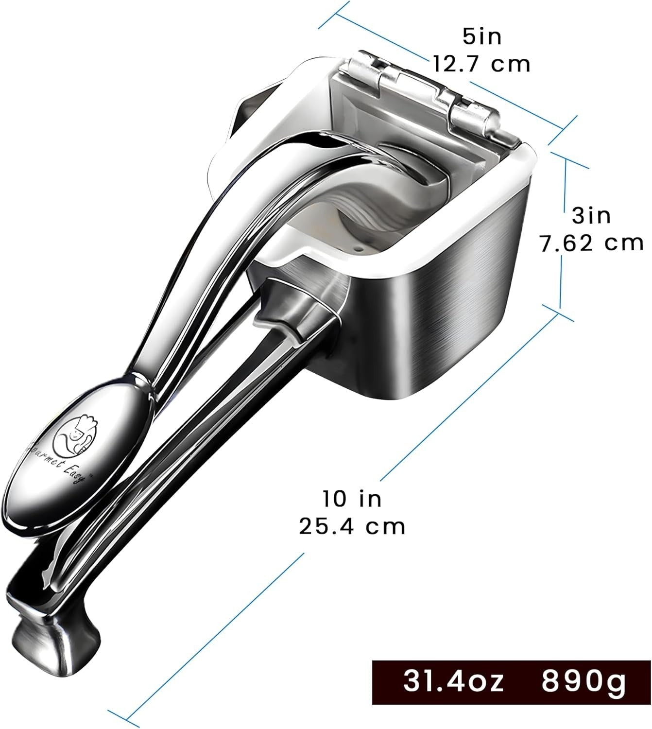 Stainless Steel Lemon Squeezer Heavy Duty Hand Citrus Juicer