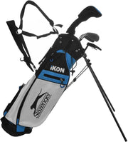 Junior Golf Club Set Ages 9–11 Right Hand Graphite Stand Bag Blue