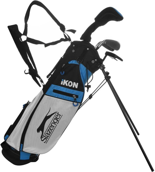 Junior Golf Club Set Ages 9–11 Right Hand Graphite Stand Bag Blue