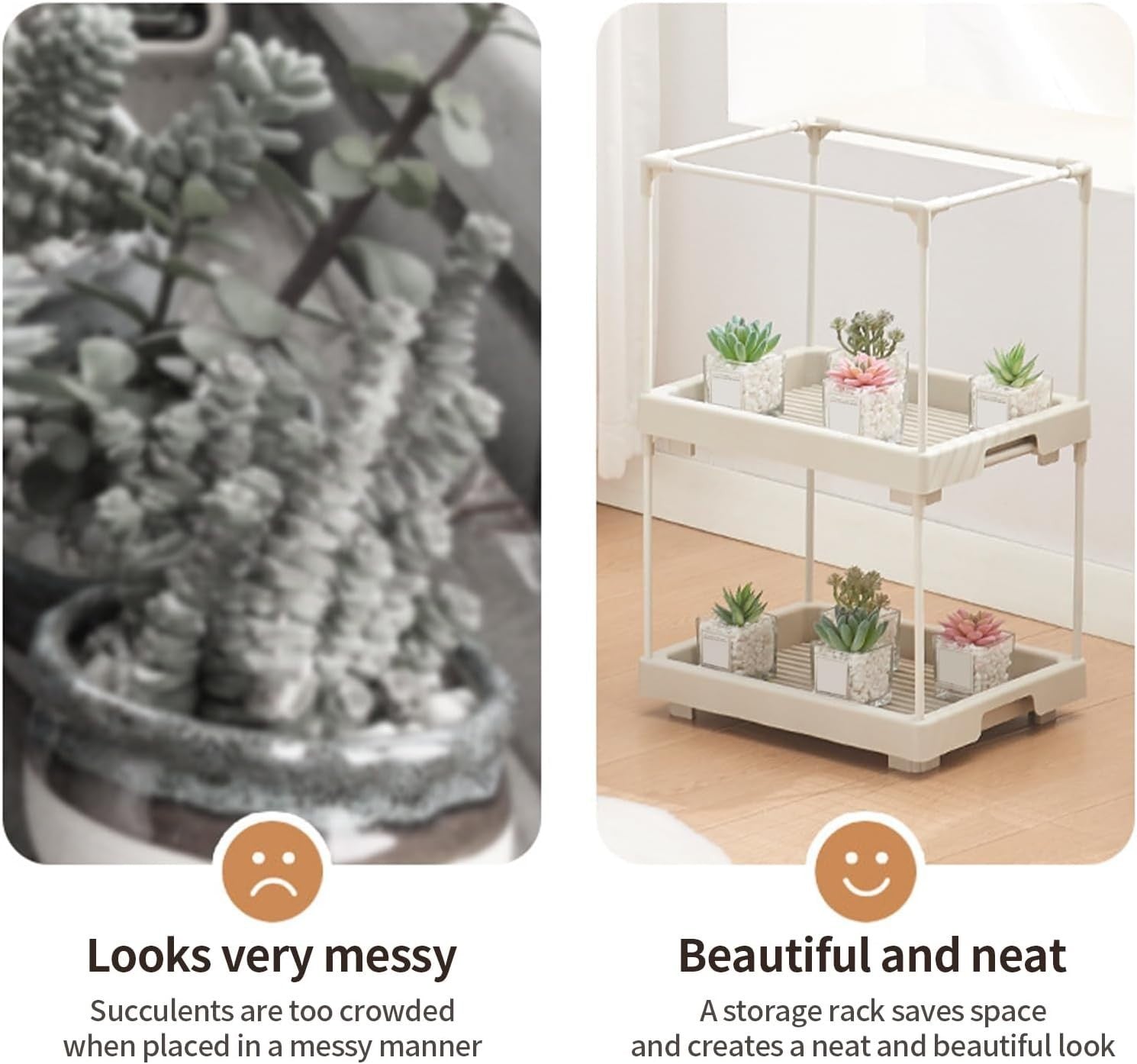 Compact Indoor Mini Greenhouse Raised Plant Shelter Mesh Cover Rack 36x33x7cm