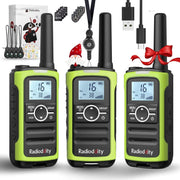 Kids Walkie Talkies Rechargeable 3 Pack PMR446 VOX Long Range USB-C