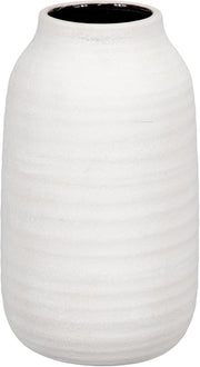 Beige Ceramic Vase 24.5cm Rustic Flower Holder Pampas Modern Home Decor