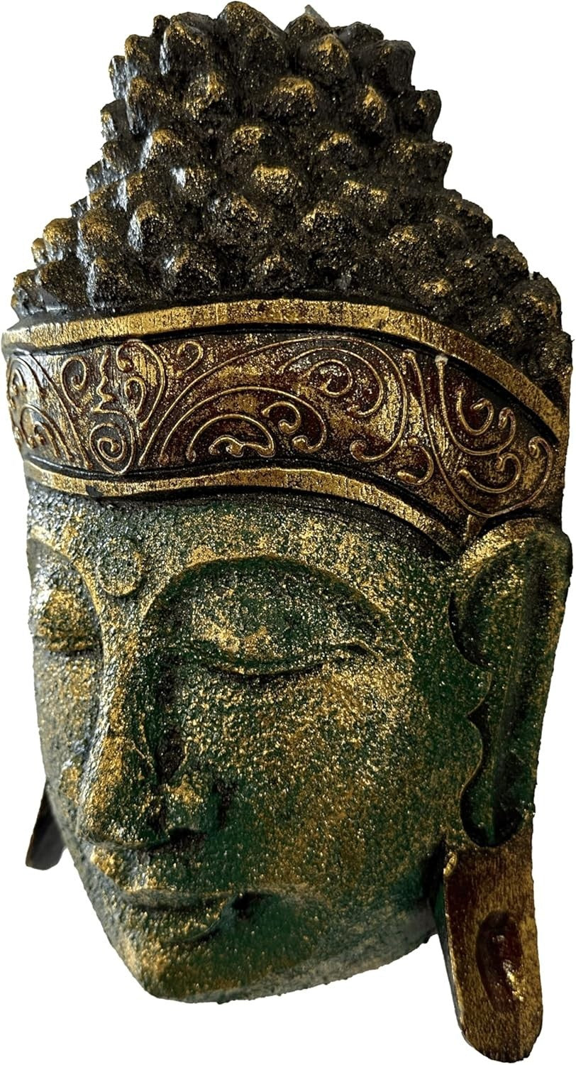 Handcrafted Wooden Buddha Wall Decor Spiritual Hanging Home Office