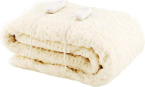 King Size Electric Heated Mattress Cover Dual Control 6 Heat Washable